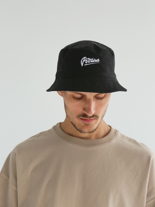 Панама Родина Белый лого (черный) S