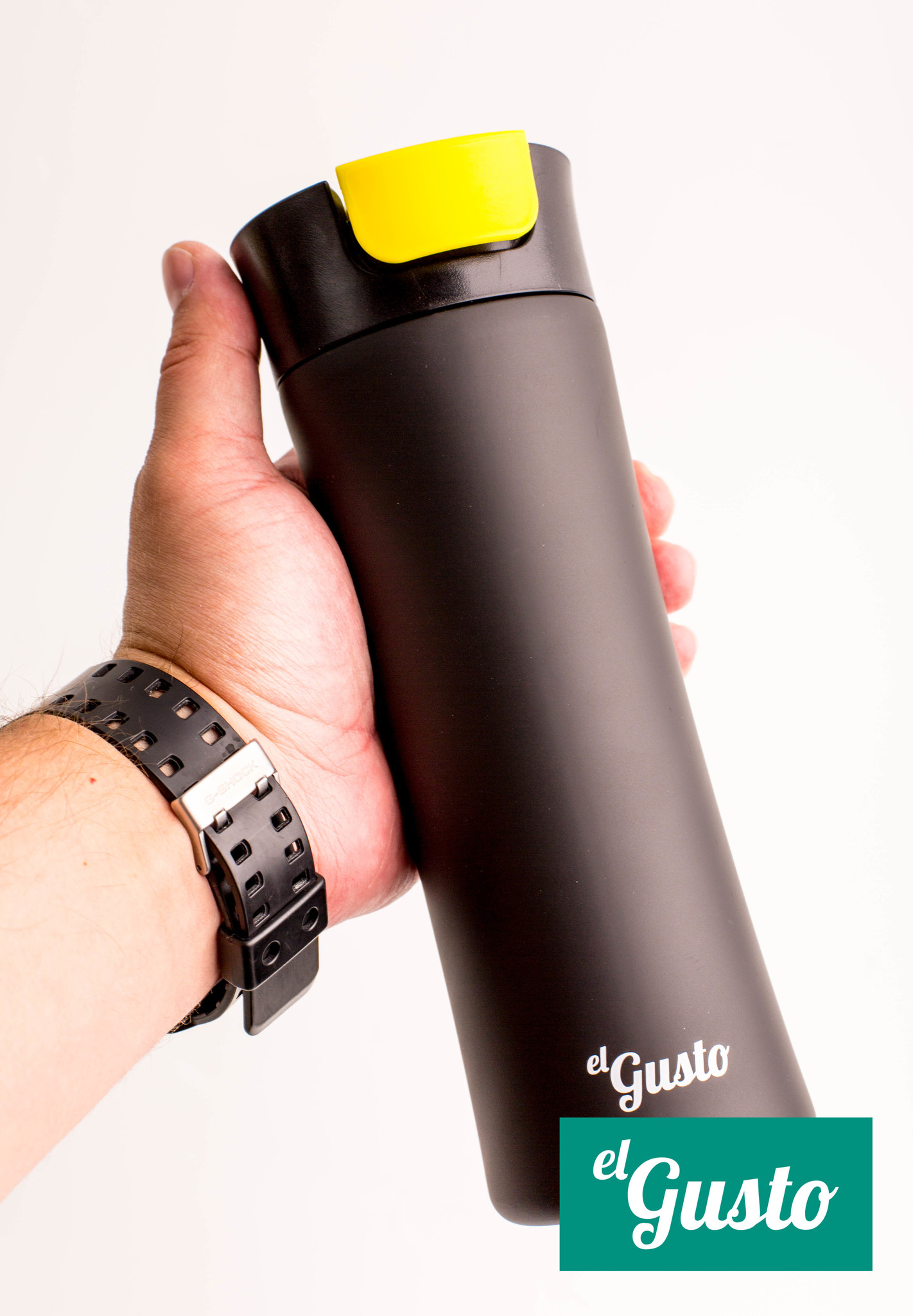 Термокружка Еl Gusto Cat черная