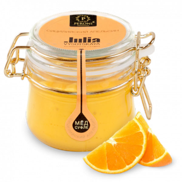 Мед-суфле Сицилийский апельсин, 250 гр.