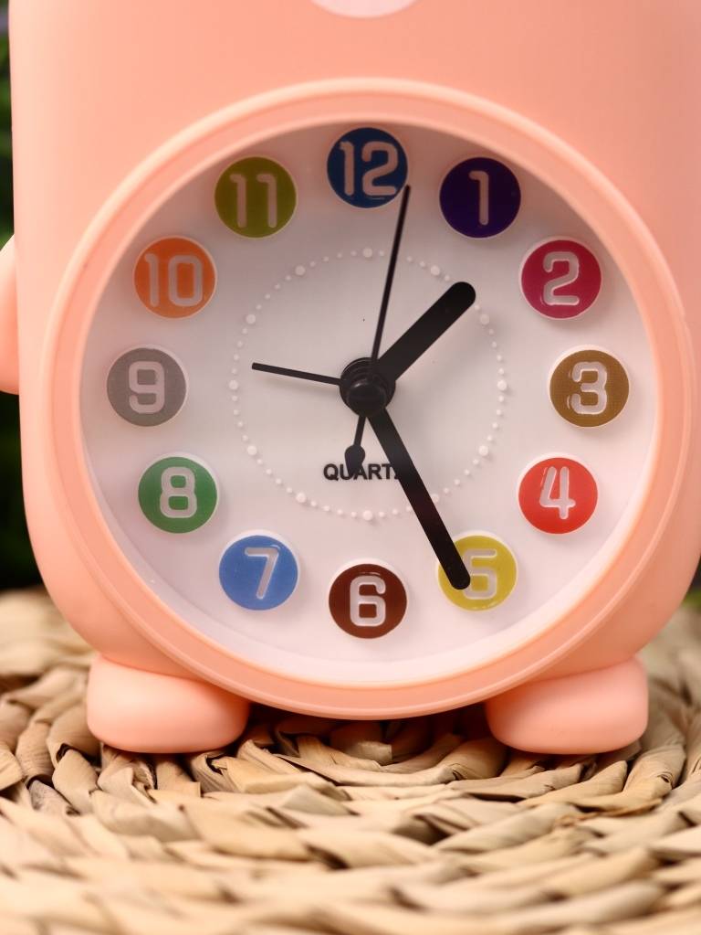 Часы-будильник Rainbow rabbit (pink)