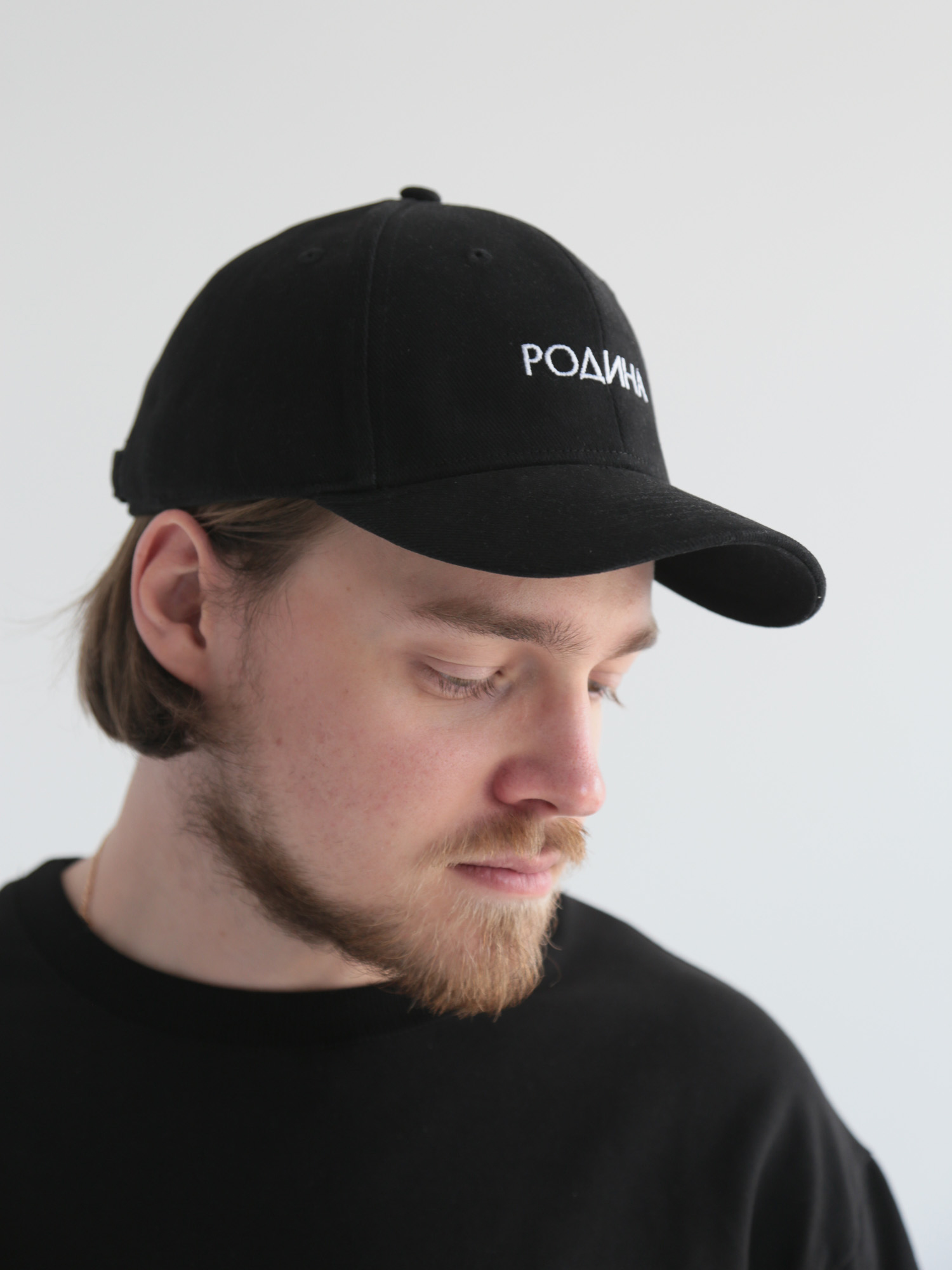 Кепка Родина Premium new logo (Черный)