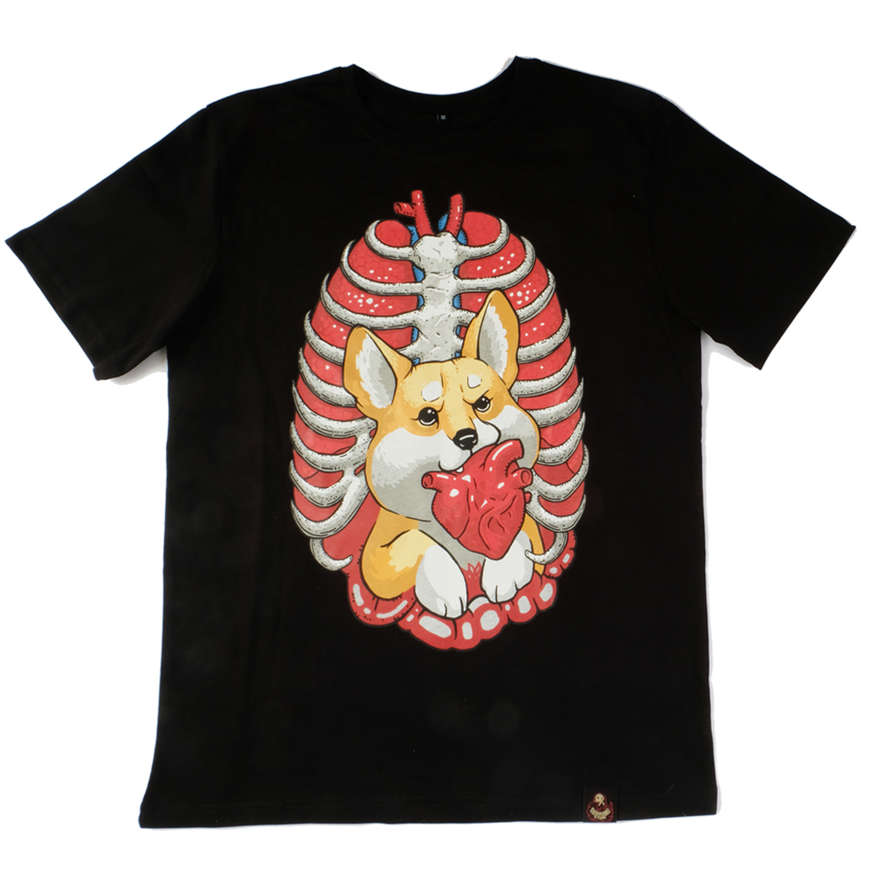 Футболка Собака - Похититель сердец (черный, жен)