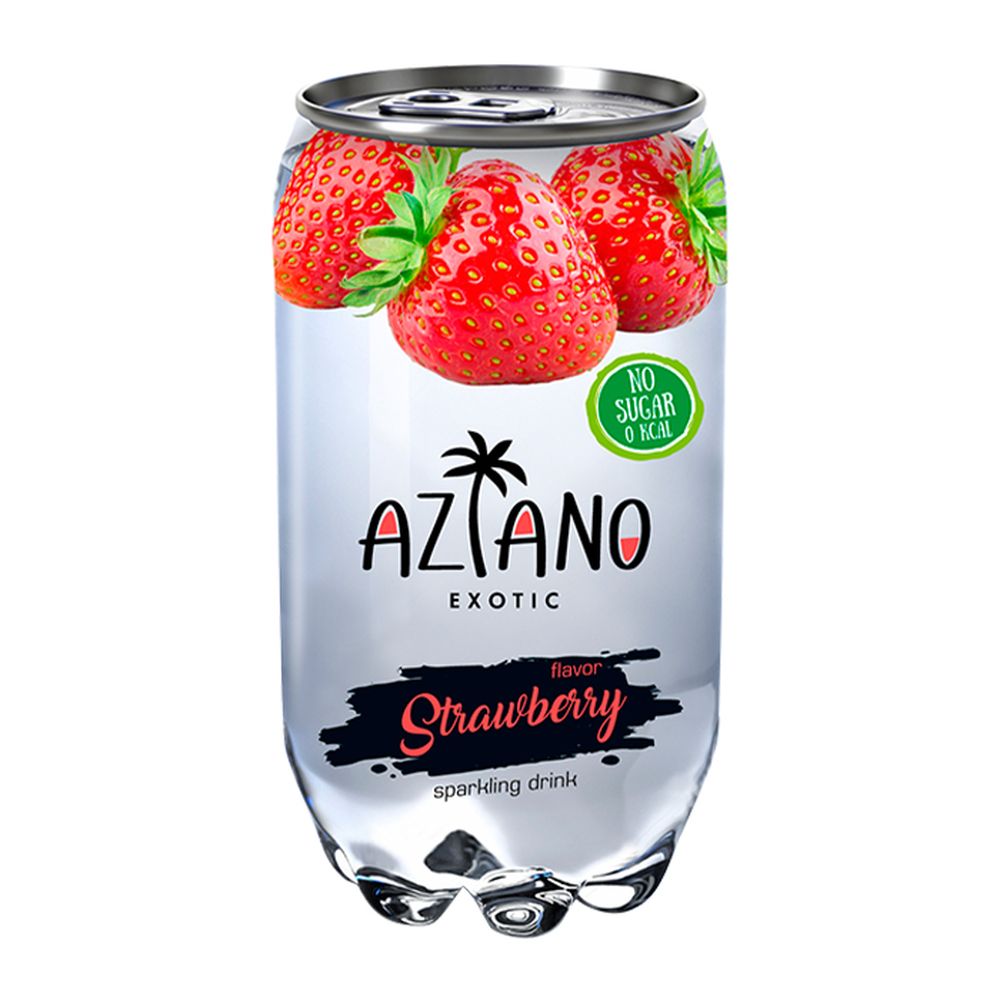 Лимонад Aziano Клубника 350 мл.