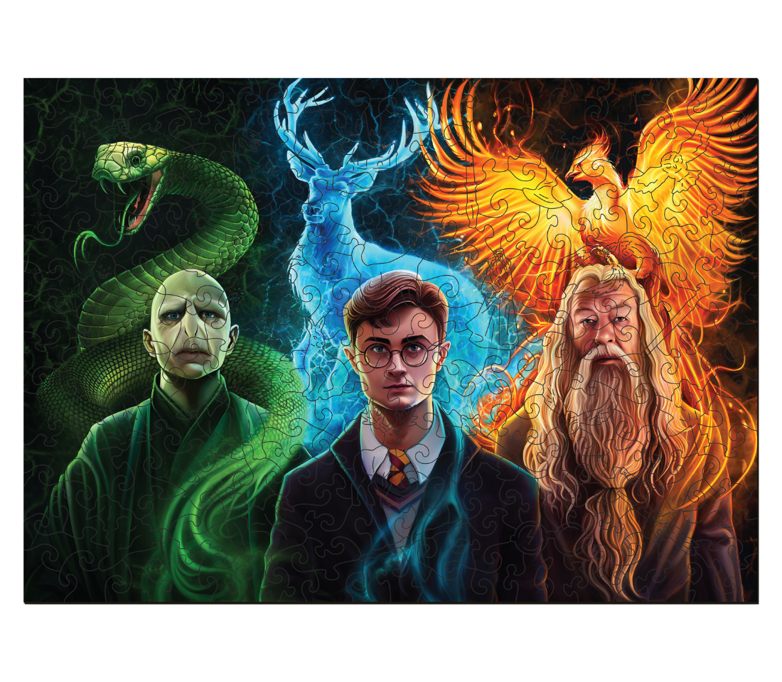 Деревянный пазл Гарри Поттер. Три Волшебника