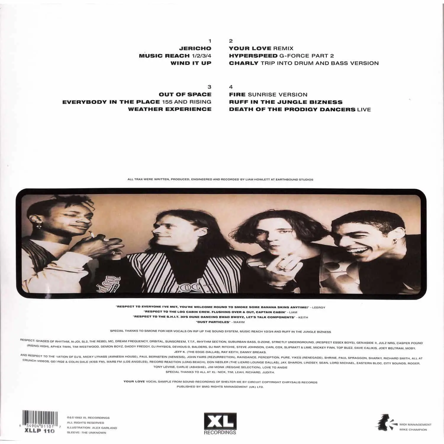 Пластинка (Р) The Prodigy - Experience