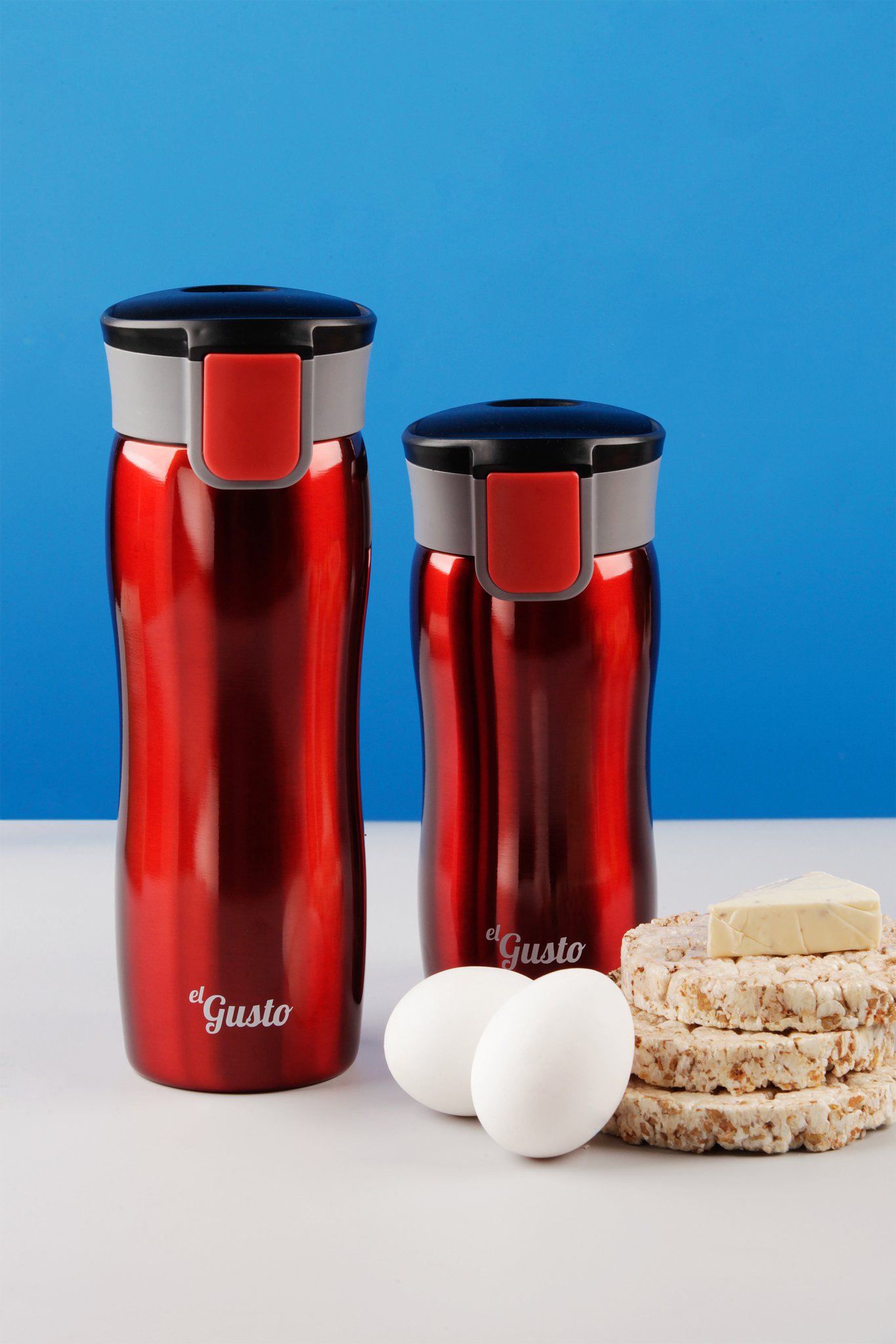 Термокружка Corsa красная, 470 мл.