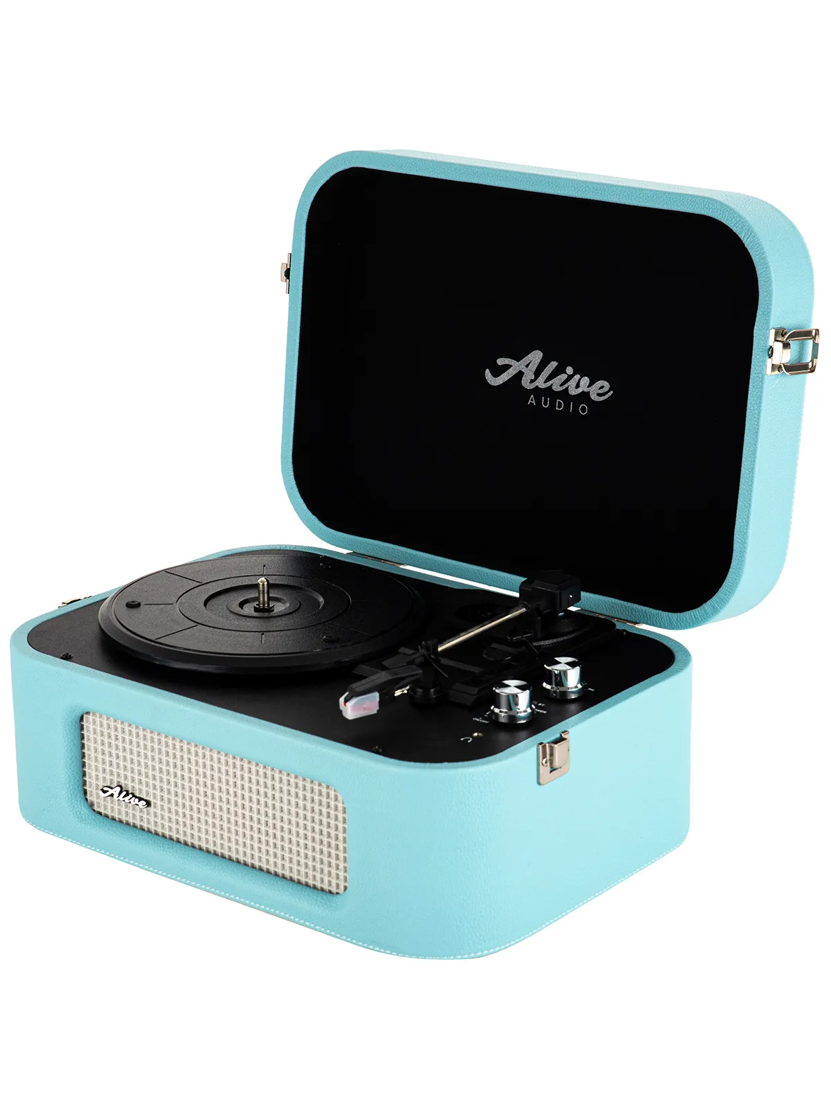 Виниловый проигрыватель Alive Audio STORIES Turquoise c Bluetooth