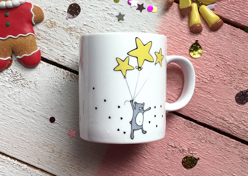 Кружка Звёздный мишка 300 мл