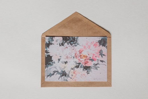 Растущая открытка Акварель 6