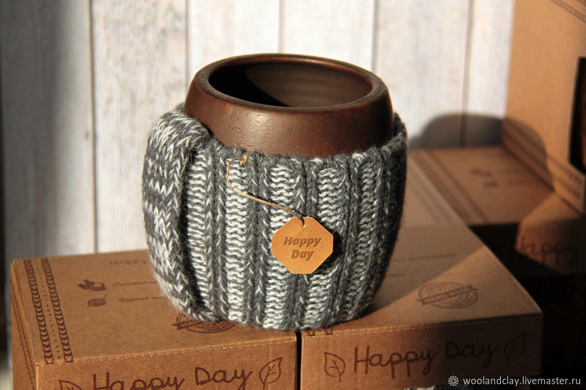 Вязаная кружка Эрл Грей