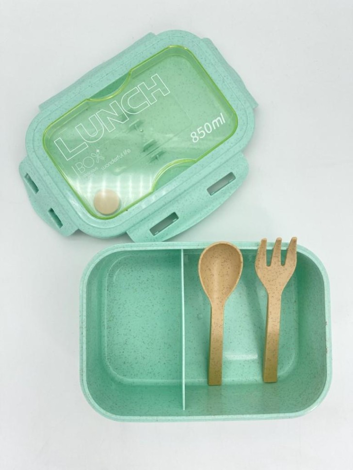 Ланчбокс Enjoy your meal (green)