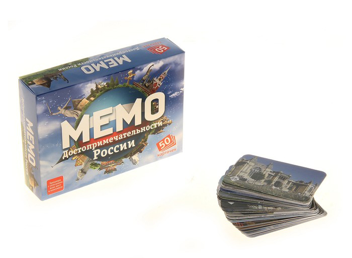 Настольная игра Мемо: Достопримечательности России 