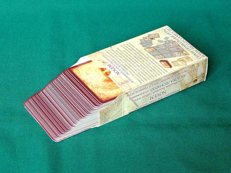 Настольная игра Загадка Леонардо. Novem (дополнение)