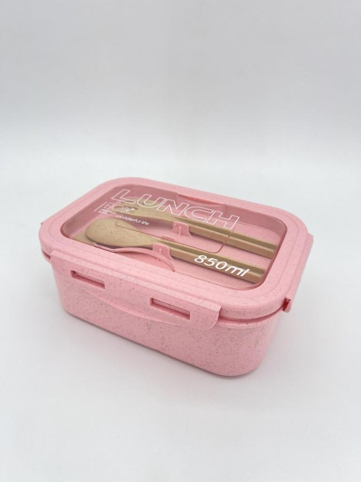 Ланчбокс Enjoy your meal (pink)