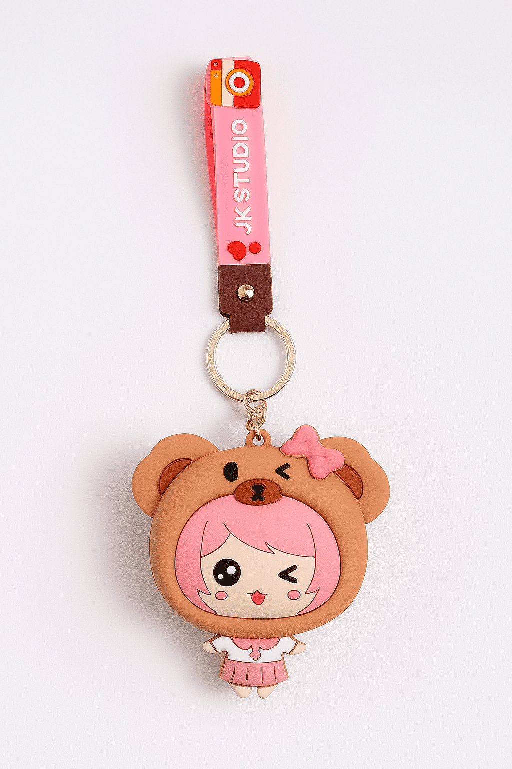 Брелок-кошелёк Nice bear girl (brown)