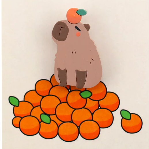 Брошь Капибара