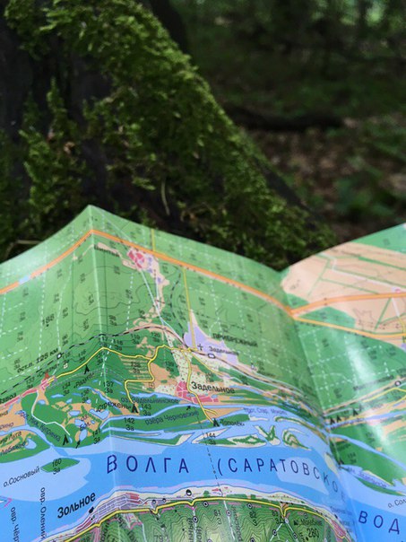 Карта Самарской Луки