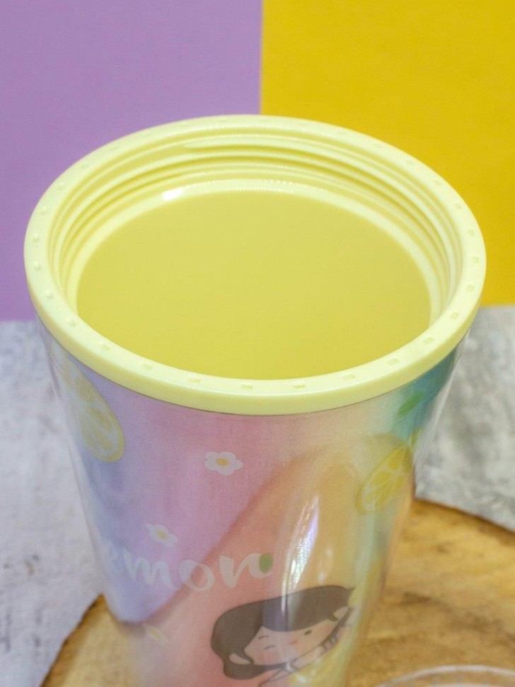Тамблер Girl lemon (yellow)