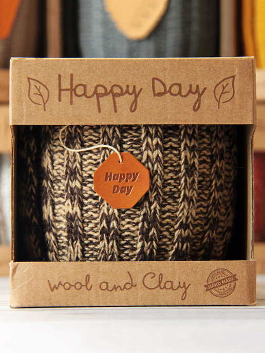 Вязаная кружка Гляссе