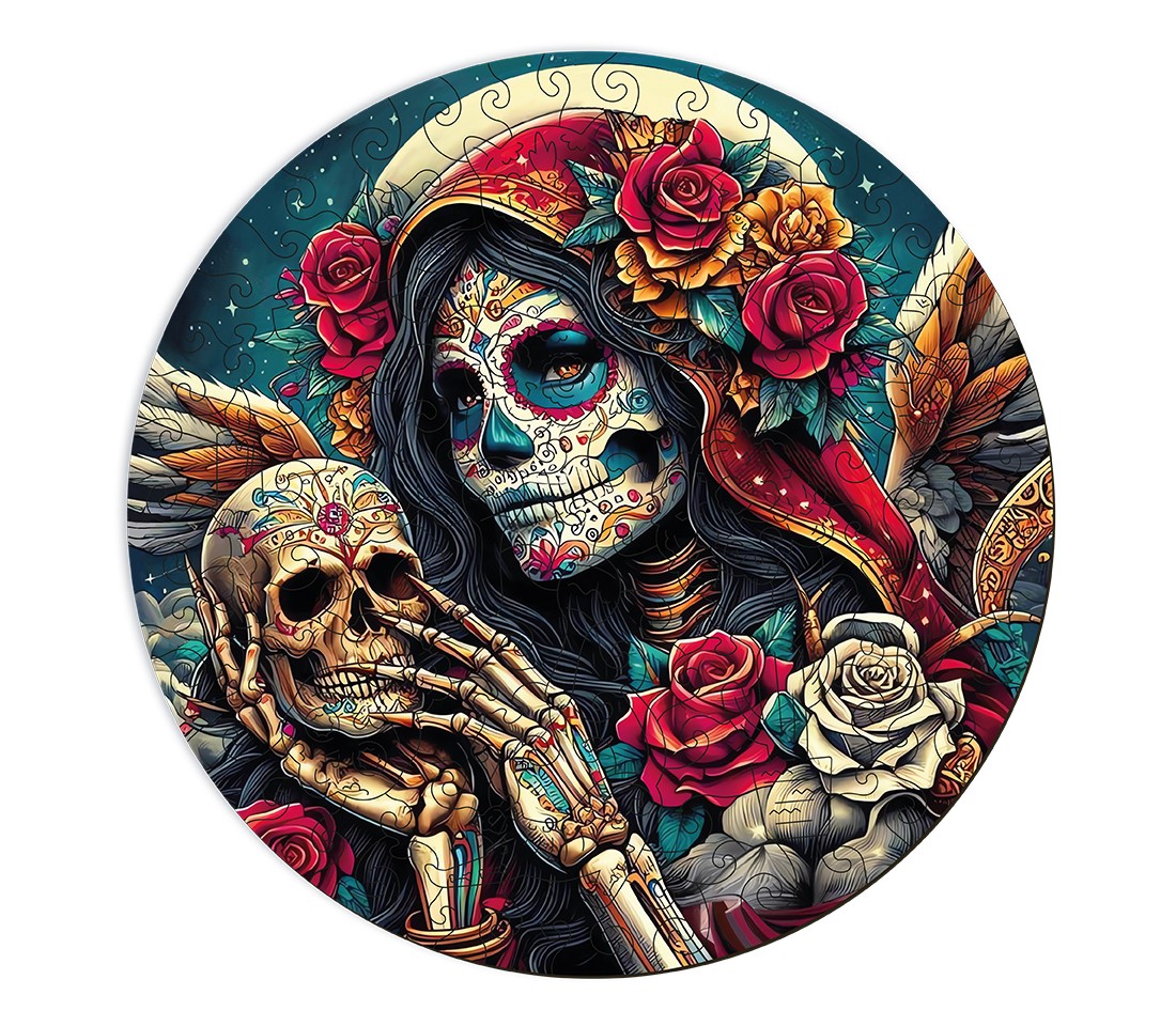 Деревянный пазл Поцелуй тьмы