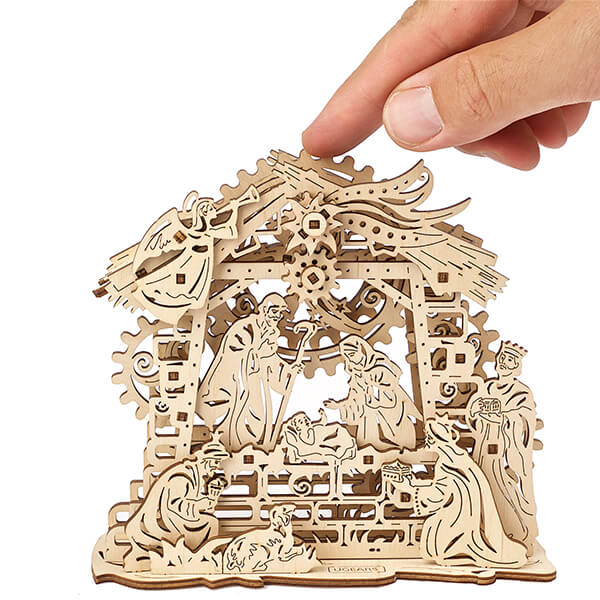 3D-пазл UGears Рождественский Вертеп