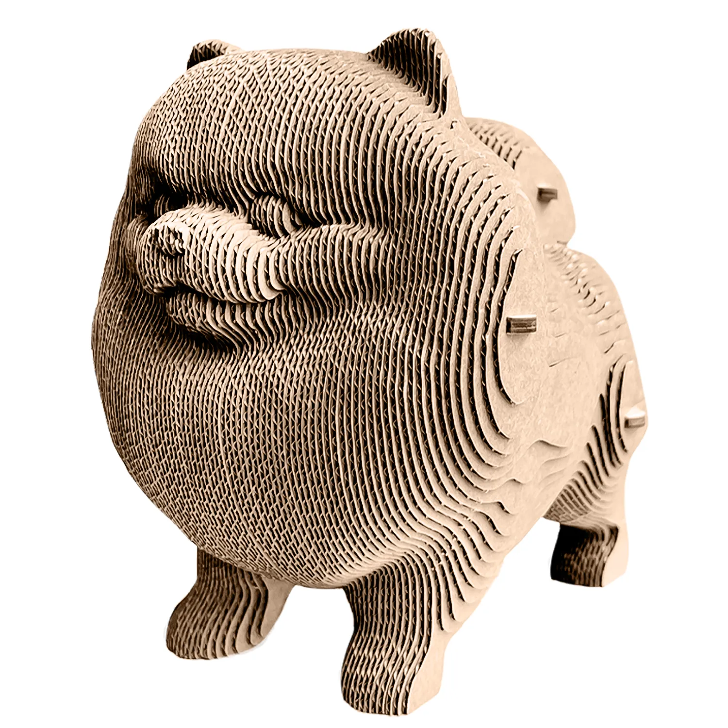 Картонный 3D конструктор Qbrix - Шпиц