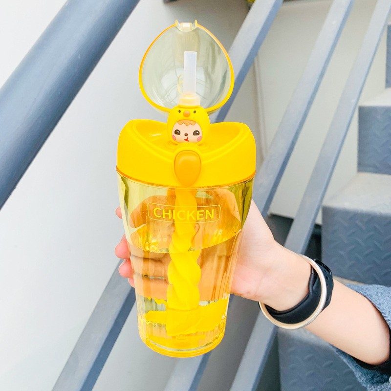 Тамблер Baby animal, duck (yellow), 460 мл.