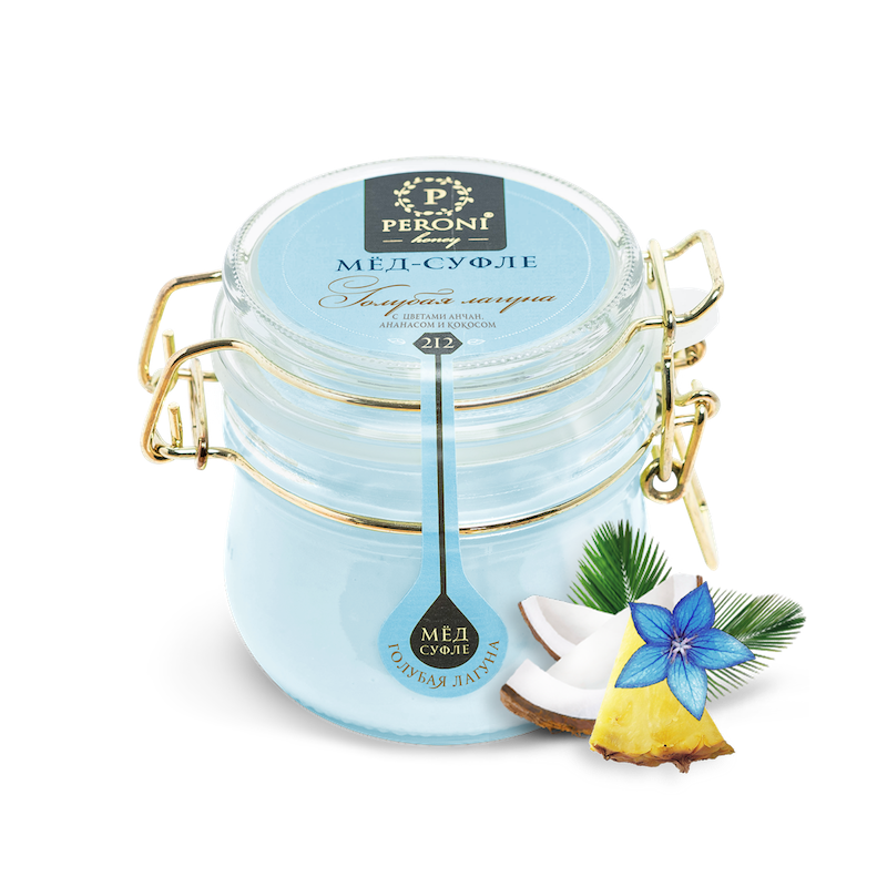 Мед-суфле Голубая лагуна, 250 гр.