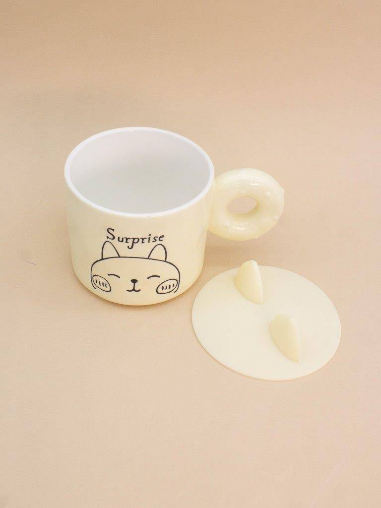 Кружка Kitty surprise (beige), 420 мл.