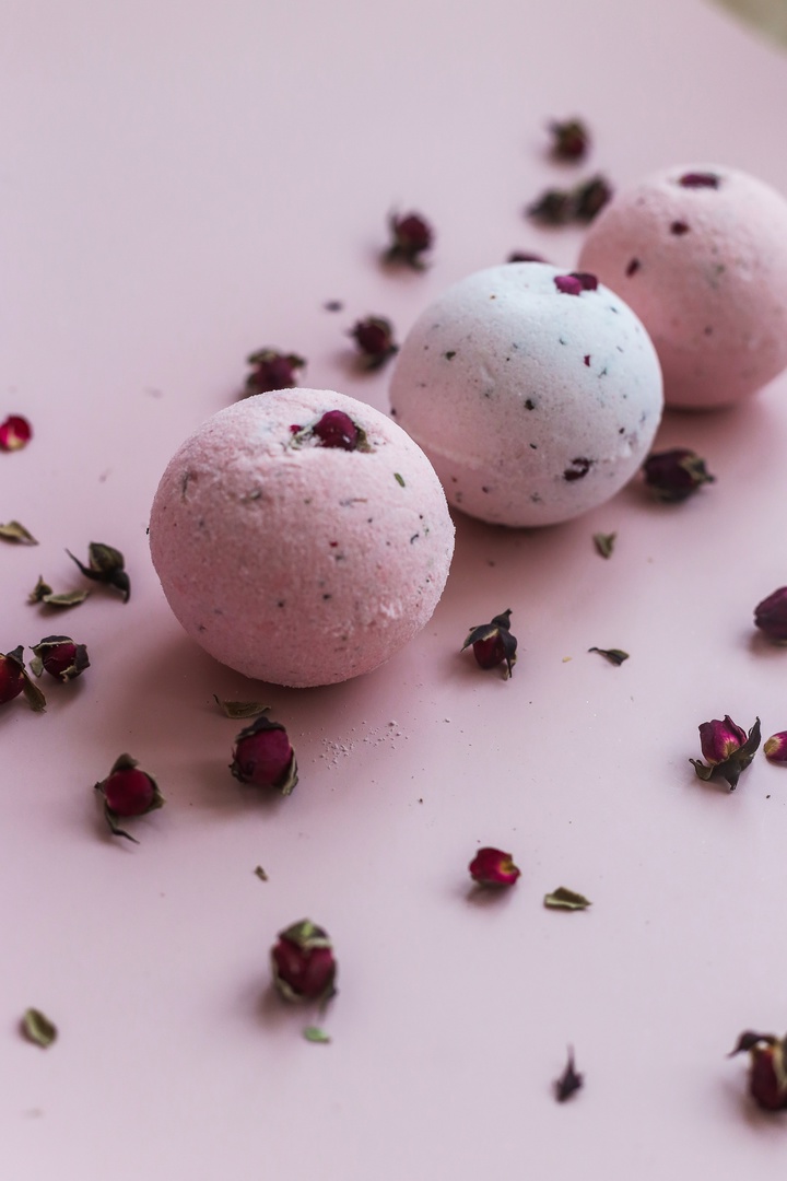 Бомба для ванны Milush с жидким шелком (океанская роза)