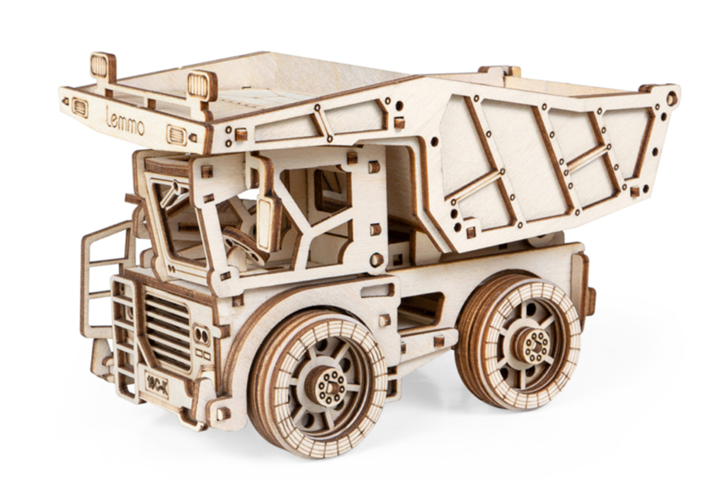 Деревянный конструктор Lemmo Cамосвал Рекс