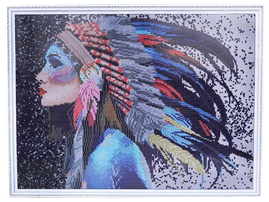 Алмазная мозаика Шаманка 50х65 см