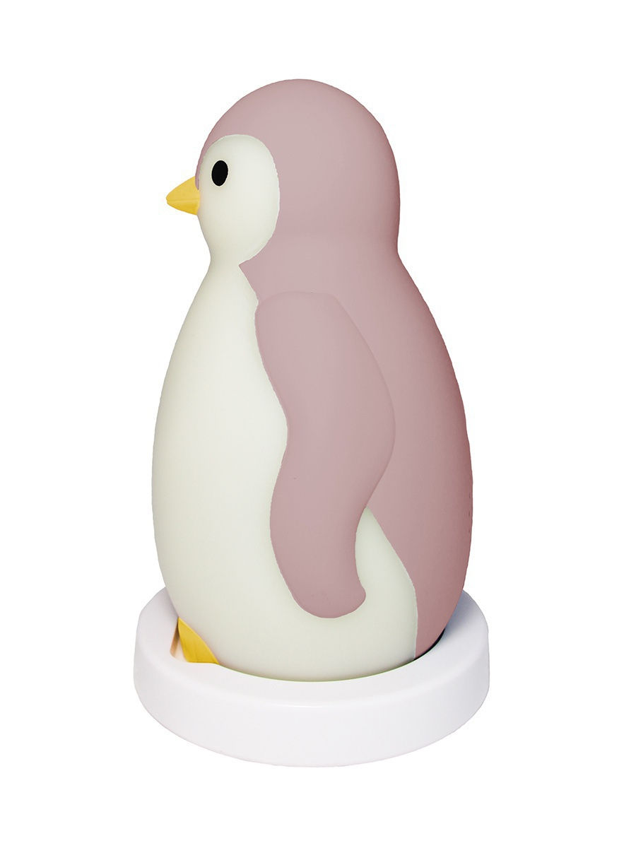 Беспроводная колонка+будильник+ночник пингвинёнок Пэм (розовый)