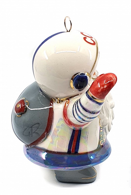 Елочная игрушка Космический Дед Мороз