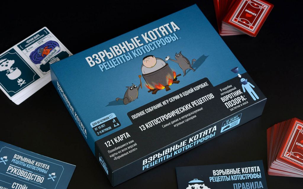Настольная игра Взрывные котята: Рецепты котострофы