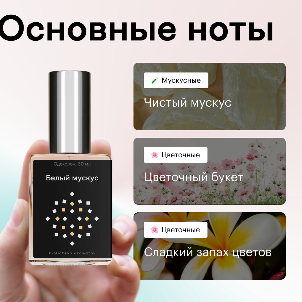 Духи Белый мускус 30 мл. (БА)