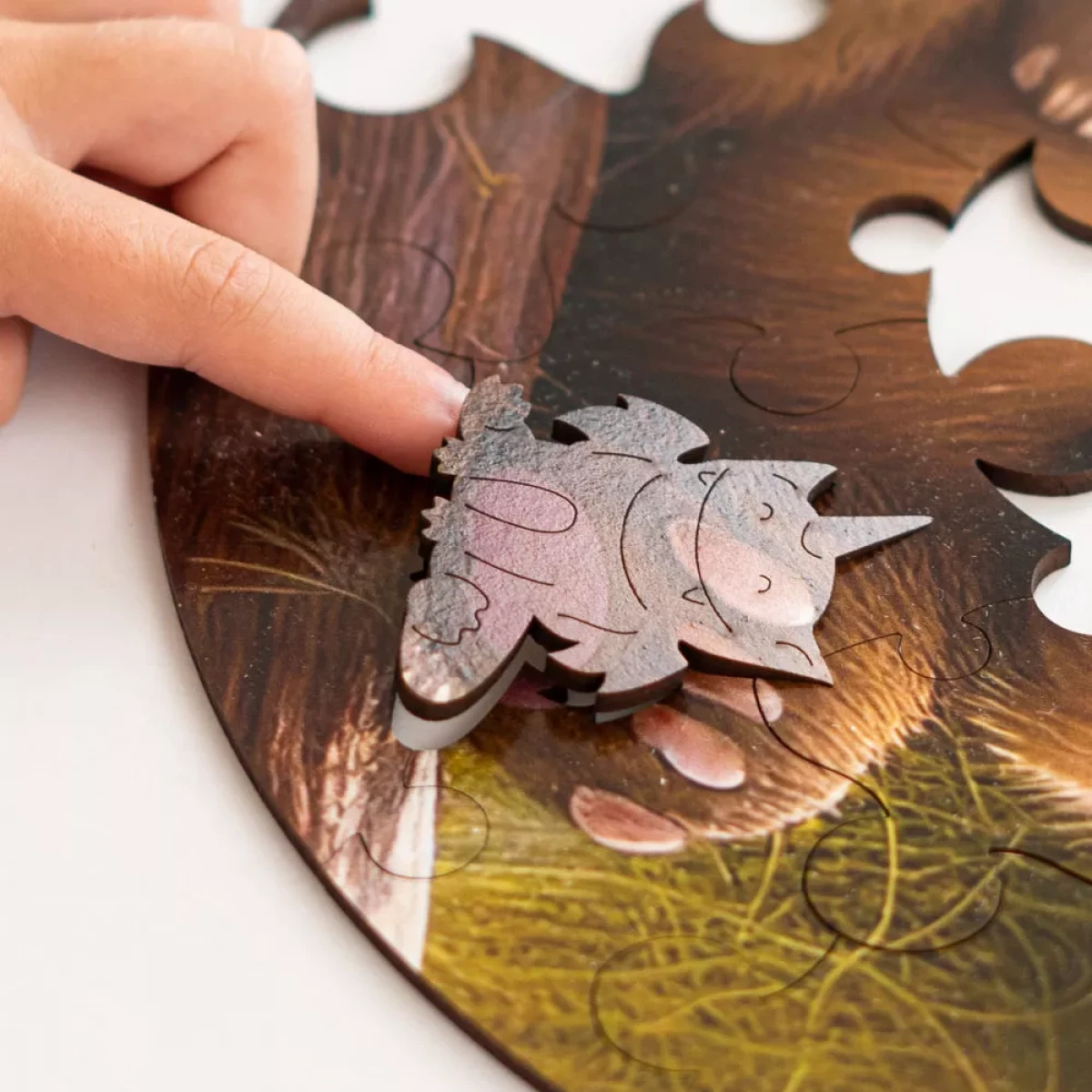 Деревянный пазл Bubblezz Медвежонок, 30 дет.