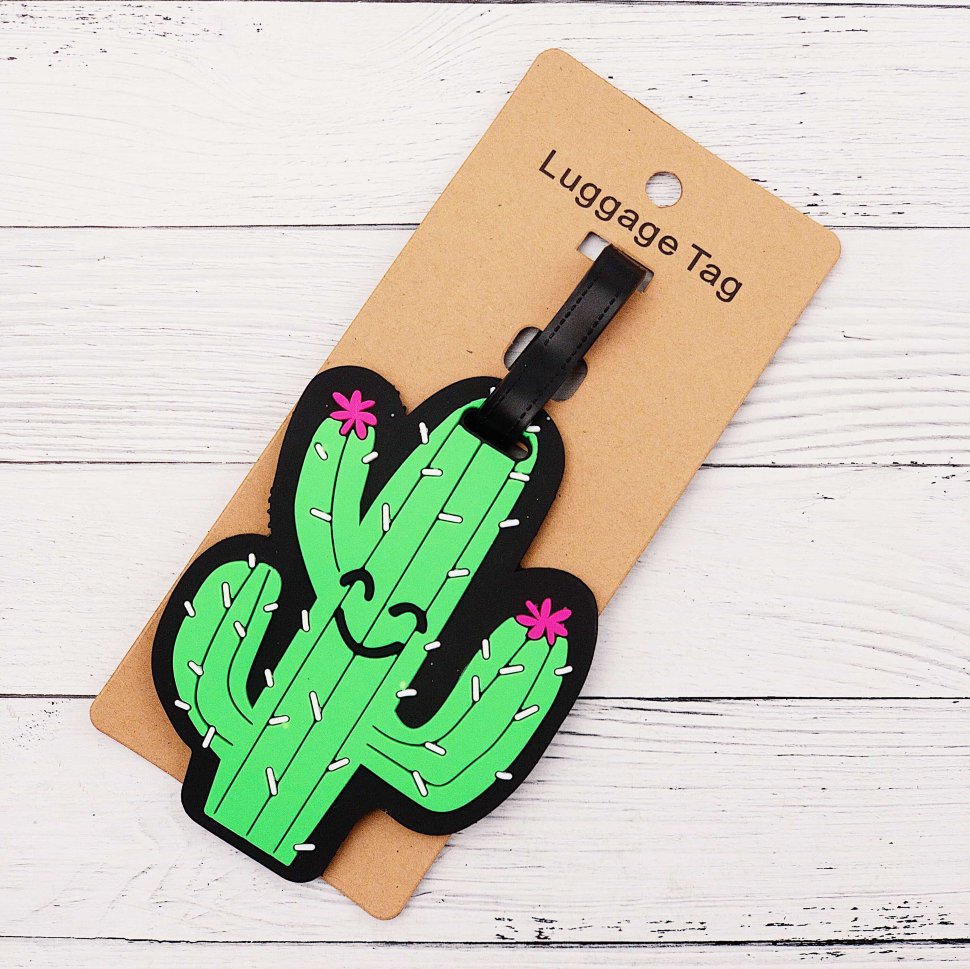 Бирка для багажа Cactus