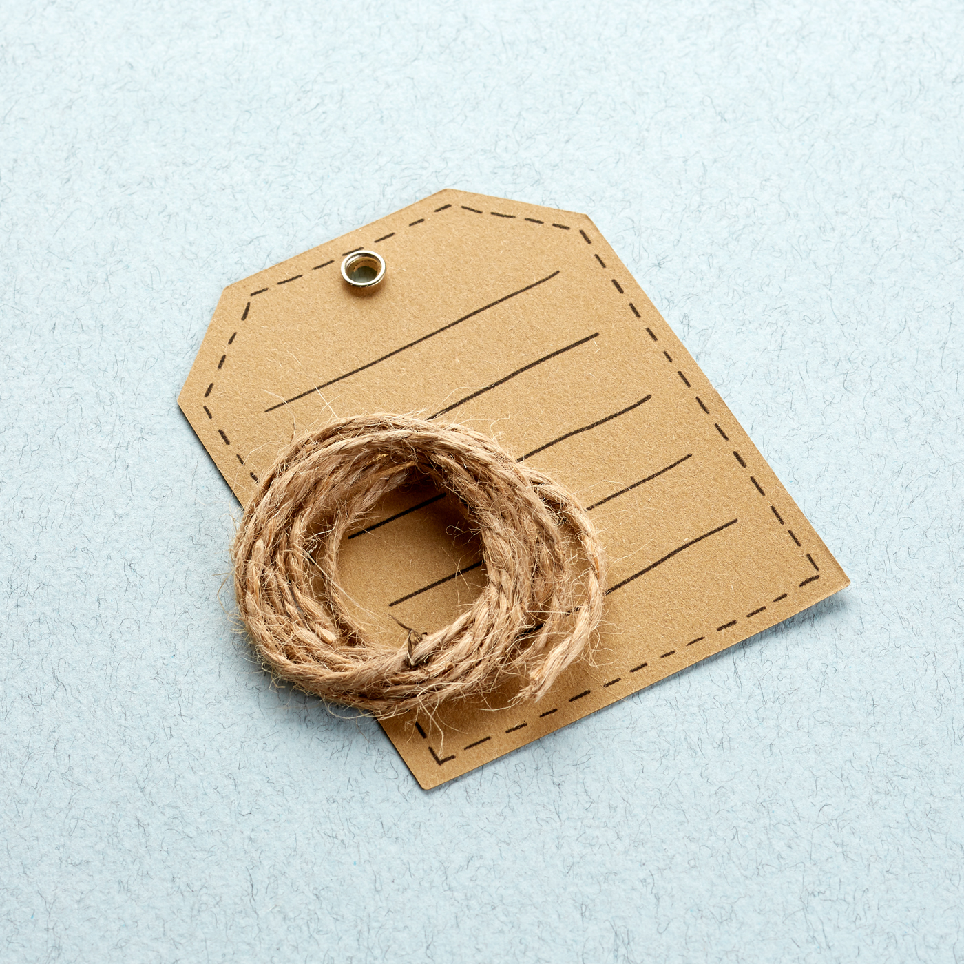 Бирка с веревочкой Ёлка