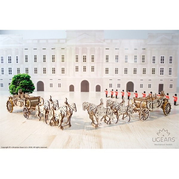 3D-пазл UGears Королевская карета