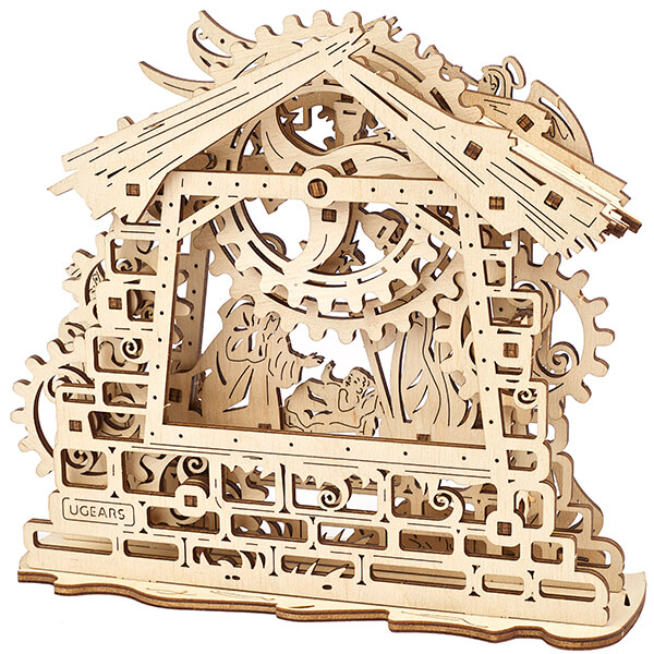 3D-пазл UGears Рождественский Вертеп