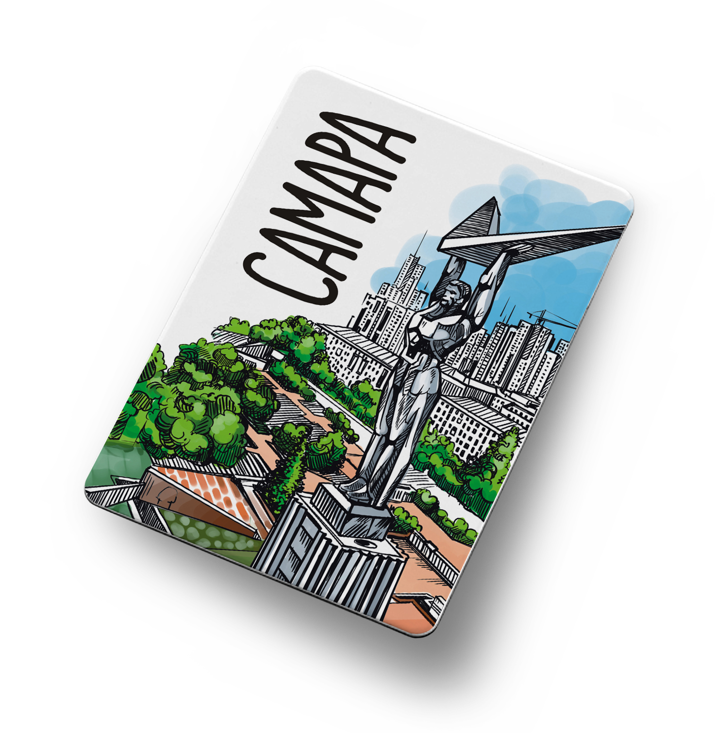 Магнит Самара Монумент Славы (винил)