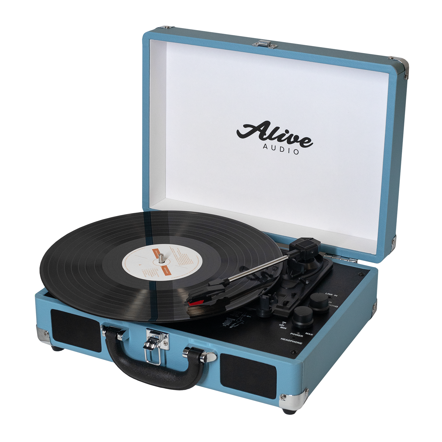 Виниловый проигрыватель Alive Audio Glam Aqua c Bluetooth