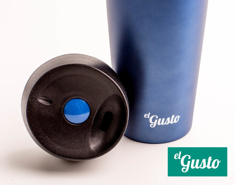 Термокружка Grano синяя, 470 мл.