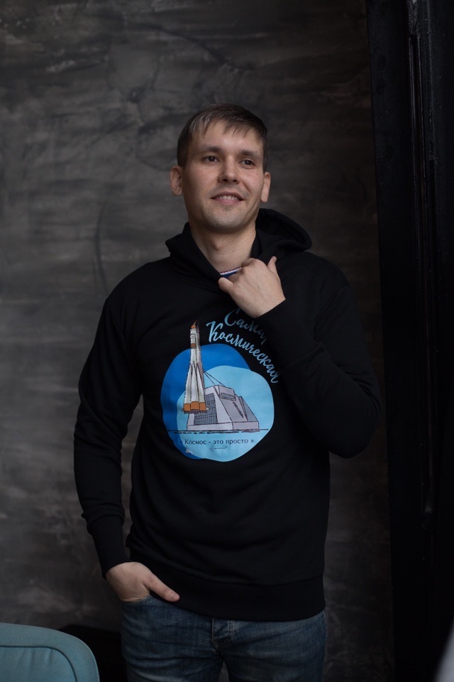 Худи Космос (черный)