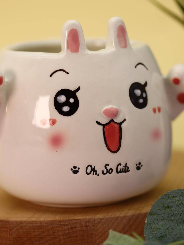Кружка керамическая Oh, so cute bunny, 410 мл