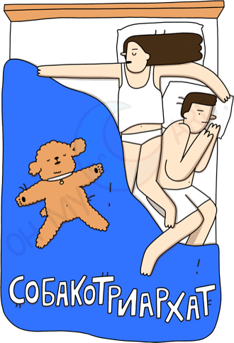 Стикер Собакотриархат