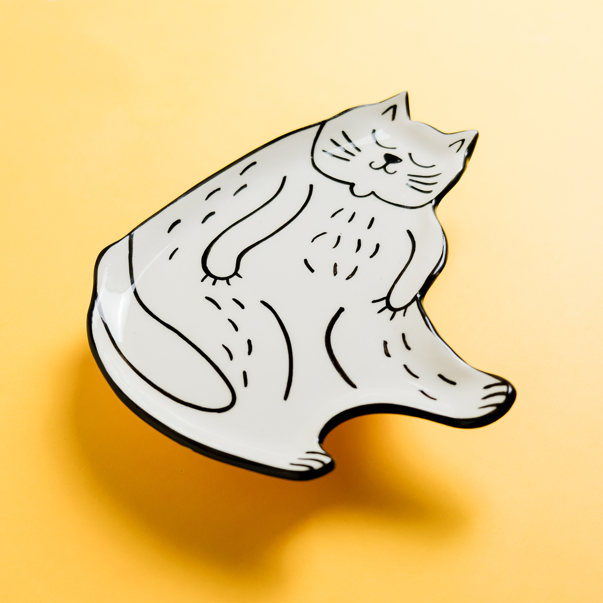 Тарелка Кот-гедонист