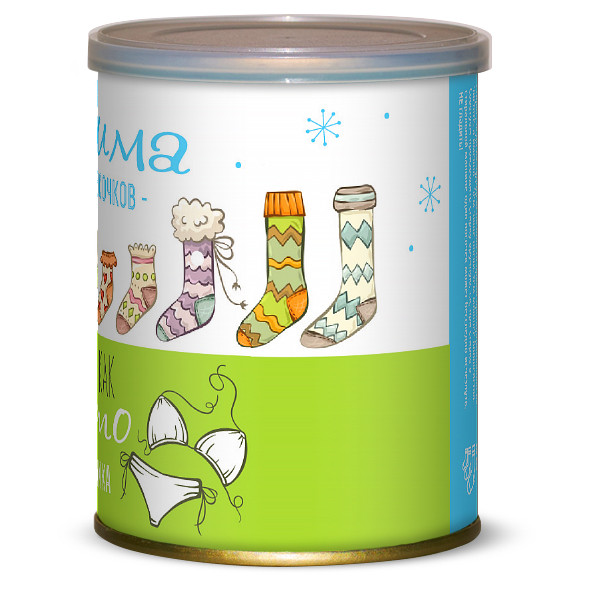 Теплые носочки Зима без носочков, как Лето без купальника (36-38)