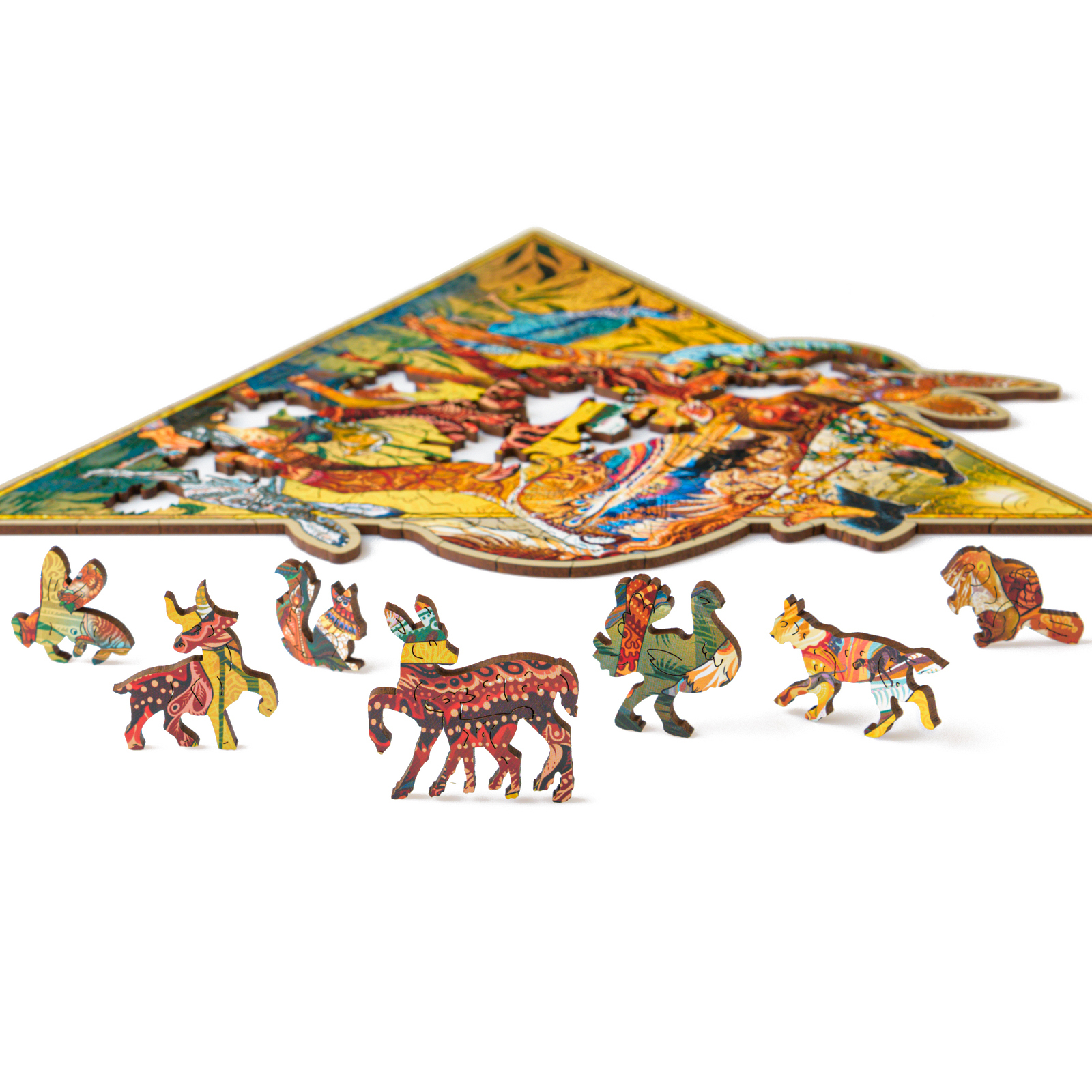 Деревянный пазл Олени S